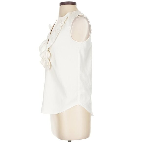 J.Crew Cream Sleeveless blouse - Picture 4 of 7